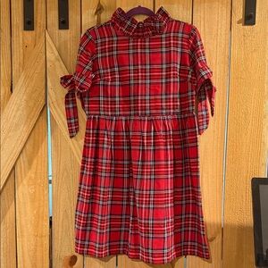 Red Plaid Women's Dress